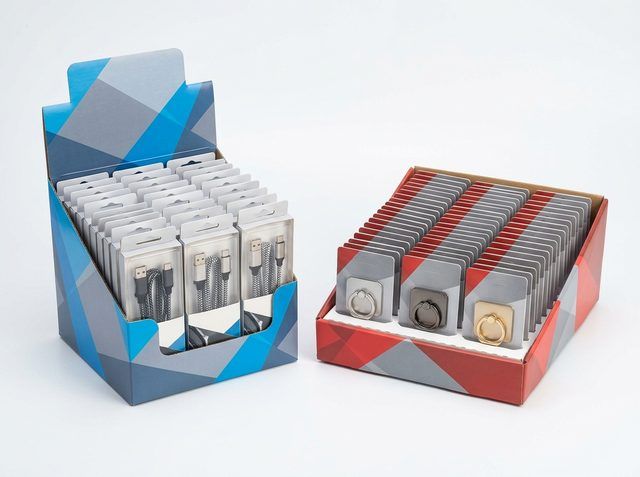 Braided Fast-Charge USB-C Cables (50 Pack / Counter Box)
