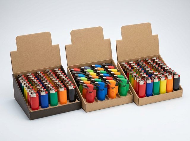 Child-Resistant Disposable Lighters (50 Ct / Display Tray)